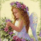 Dimensions 35229 Passion Flower Angel / Цветочный ангел