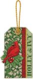 Dimensions 70-08888 Holly and Ivy Christmas Ornament / Рождественская игрушка