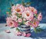 Dimensions 03234 Roses in Striped Vase / Розы в полосатой вазе