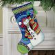 Dimensions 71-09143 Happy Snowman Stocking / Носок счастливый снеговик