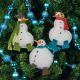 Dimensions 72-08171 Simple Snowmen Ornaments / Набор елочных игрушек