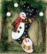 Dimensions 72-08176 Snowmen Stocking / Рождественский носок