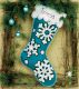 Dimensions 72-08177 Flurries Stocking / Рождественский носок