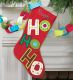 Dimensions 72-08187 Ho Ho Ho Stocking in Felt Applique / Рождественский носок