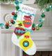Dimensions 72-08188 Bright Ornaments Stocking in Felt Applique / Рождественский носок