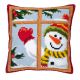 Подушка Vervaco 1200-140 Happy Snowman / Подушка Счастливый снеговик