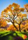 Алмазная мозаика АЖ-1166 Осеннее дерево