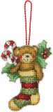 Dimensions 70-08894 Bear Christmas Ornament / Рождественская игрушка "Мишка"