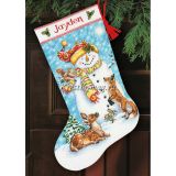 Dimensions 70-08963 Winter Friends Stocking