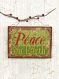 Dimensions 70-08858 Peace On Earth Christmas Ornament