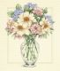 Dimensions 35228 Flowers in Tall Vase / Цветы в высокой вазе