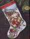 Dimensions 08752 Santa`s Journey Stocking / Рождественский носок Путешествие Санты