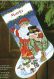 Dimensions 08714 Santa and Snowman Stocking / Рождественский носок